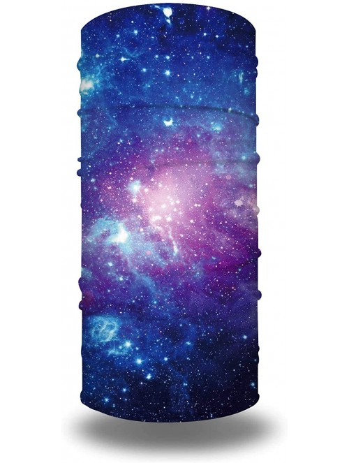 Balaclavas Seamless Bandanas Balaclava Face Mask Neck Gaiter Tie Dye Print for Men Women - Galaxy Universe - C4197W0XADQ $12.48