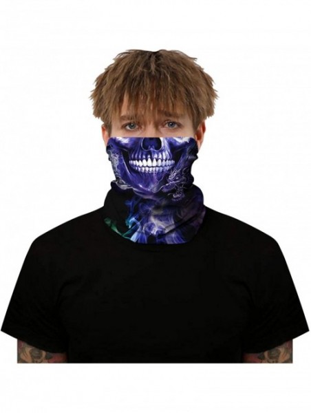 Balaclavas Unisex Seamless Rave Multifunctional Headwear Face Mask Headband Neck Gaiter - Style3 - C8197ZR3QDZ $16.36