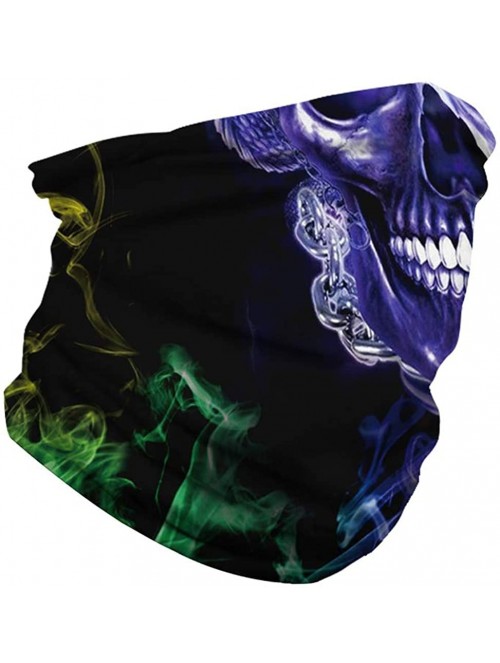 Balaclavas Unisex Seamless Rave Multifunctional Headwear Face Mask Headband Neck Gaiter - Style3 - C8197ZR3QDZ $16.36