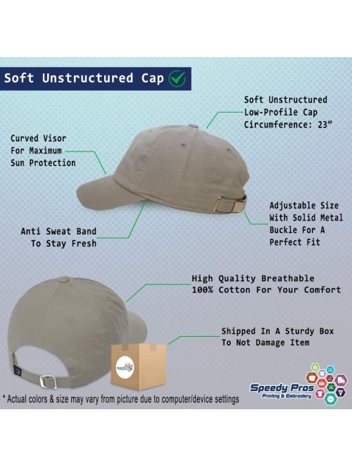 Baseball Caps Custom Soft Baseball Cap Equestrian Outline Embroidery Dad Hats for Men & Women - Light Grey - CB18SIMZ3U5 $15.54