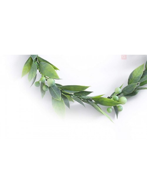 Headbands Christmas Flower Crown Vintage Nature Berries Festival Woodland Wedding Headband - A-Green - CR18ROGAM6G $9.22