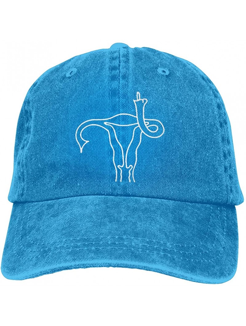 Baseball Caps Women's&Men's Pocket Design Adjustable Washed Baseball Cap Unisex Hats - Blue - CT193UO90Y6 $27.74