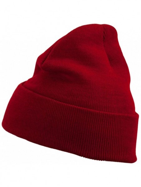 Skullies & Beanies US Navy Retired Military Embroidered Long Beanie - Red - CG11USNGD4X $28.68