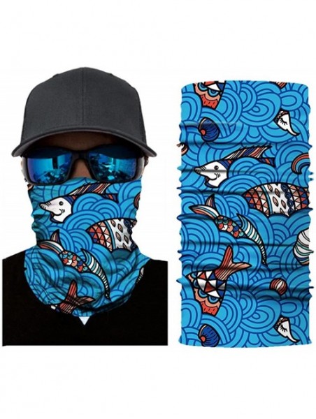 Balaclavas Windproof Seamless Face Mask Bandana for Riding Cycling Motorcycle Multifunctional Headwear (1-Q- Free Size) - CO1...