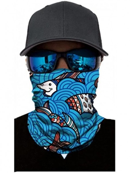 Balaclavas Windproof Seamless Face Mask Bandana for Riding Cycling Motorcycle Multifunctional Headwear (1-Q- Free Size) - CO1...