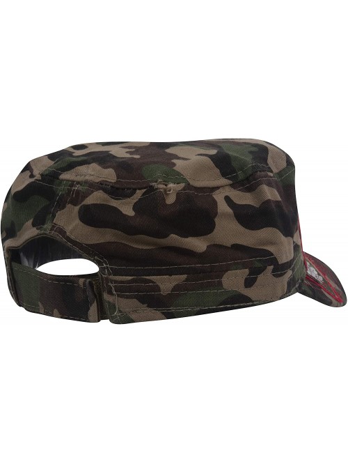 Baseball Caps Womens Print Adjustable Cadet Cap - Camo - Iron Cross - C318R4880I3 $10.36