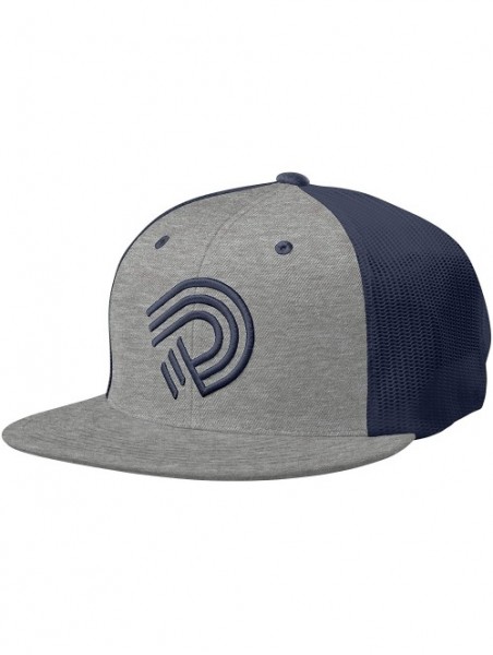 Baseball Caps Hats - Snapback and Flexfit - Heather Grey/Navy - CO18XUEZ2M7 $31.67