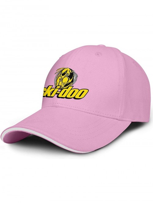 Baseball Caps Mens Womens Baseball Cap Fashion Ski-Doo-Racing-Logo- Adult Adjustable Baseball Cap Visor Hats - Pink-6 - CD18X...