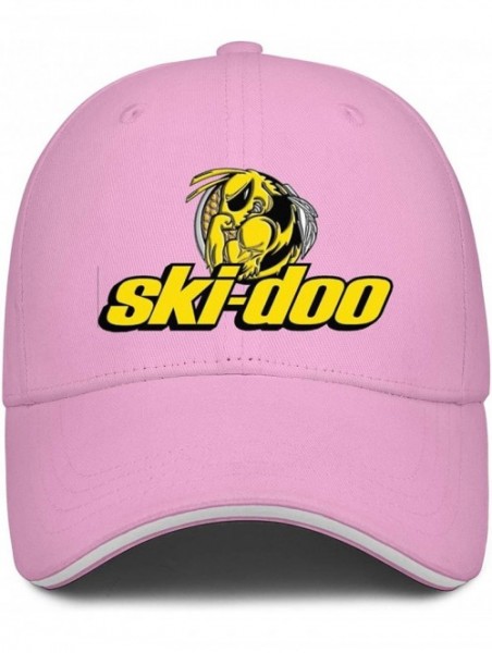 Baseball Caps Mens Womens Baseball Cap Fashion Ski-Doo-Racing-Logo- Adult Adjustable Baseball Cap Visor Hats - Pink-6 - CD18X...