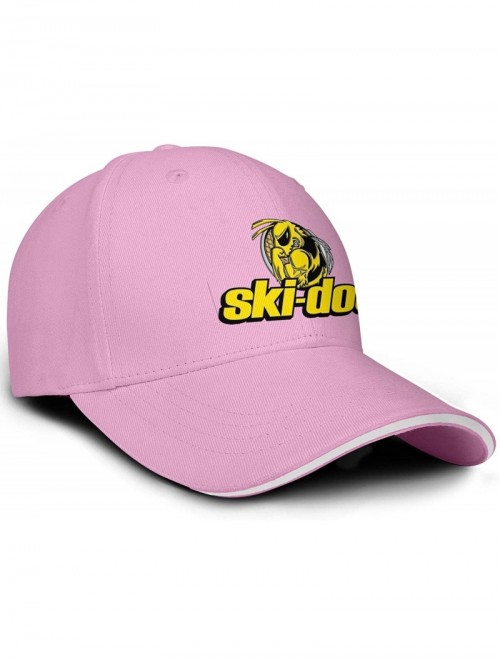 Baseball Caps Mens Womens Baseball Cap Fashion Ski-Doo-Racing-Logo- Adult Adjustable Baseball Cap Visor Hats - Pink-6 - CD18X...