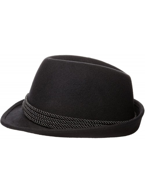 Fedoras Holiday Oktoberfest Wool Bavarian Alpine Hat - Black Color- Medium - C418I82NQ40 $40.61