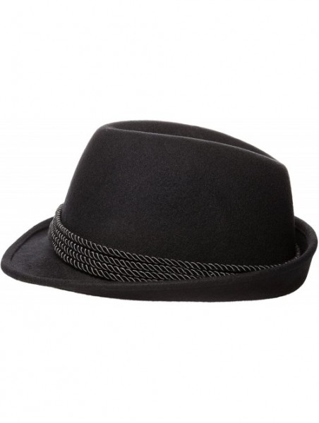 Fedoras Holiday Oktoberfest Wool Bavarian Alpine Hat - Black Color- Medium - C418I82NQ40 $40.61