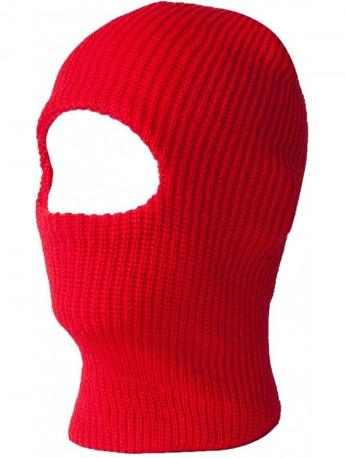 Balaclavas One Hole Ski Mask (20 - Red - CI11BFGIOVR $13.14