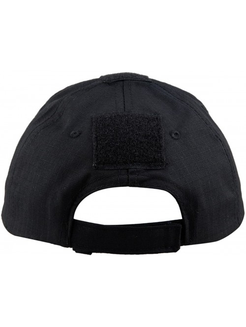 Baseball Caps Unisex Baseball Cap-Adjustable Camouflage Tactical Outdoor Sun Cool Sport Hat - Black - C712MDUEHOL $12.41