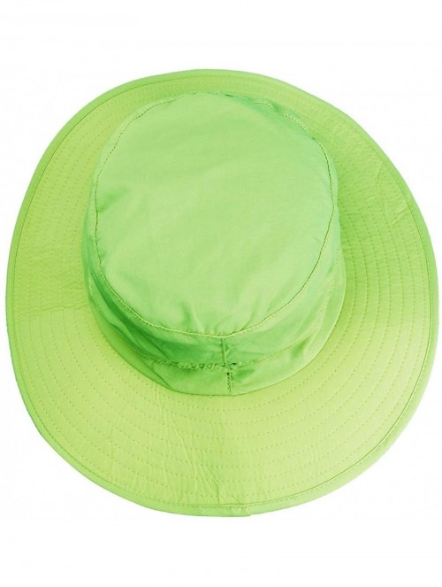 Sun Hats Mesh Sun Hat Outdoor Fishing Hiking Sun Cap Neck Face Flap Portect Hat UPF50+ - Lime - CF182XKXA35 $20.32