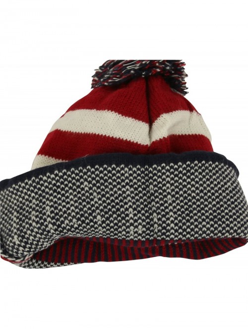 Skullies & Beanies Premium Unisex Warm Knit USA American Flag Style Beanie Hat - Us Flag - C8188I0L7A7 $13.05