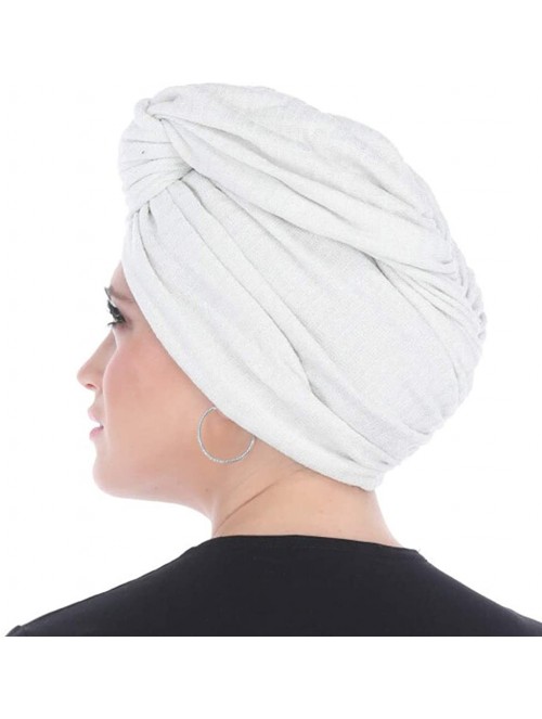 Headbands Turban Headwraps for Women with African Knot & Woven Lurex Thread for Extra Glimmer and Comfort for Cancer - CO193T...