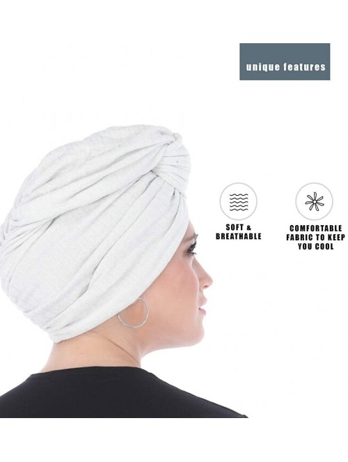 Headbands Turban Headwraps for Women with African Knot & Woven Lurex Thread for Extra Glimmer and Comfort for Cancer - CO193T...