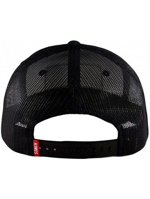 Baseball Caps All Mesh Trucker Hat - Black - CM18228WM08 $36.84