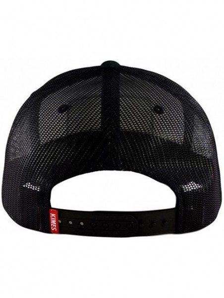 Baseball Caps All Mesh Trucker Hat - Black - CM18228WM08 $36.84