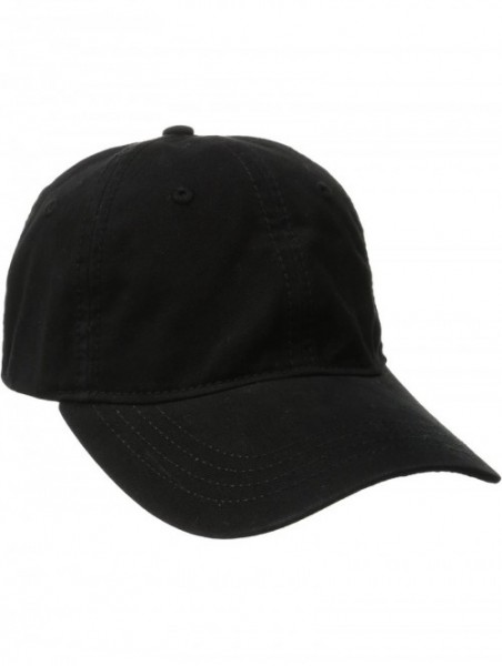 Baseball Caps Women's Washed Ball Cap with Adjustable Leather Back - Black - CD11W134859 $27.72