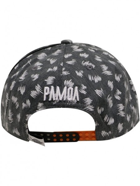 Baseball Caps Pamoa Pmcf540 Grass Pattern Snapback Hats - Navy - CQ124DU6L11 $21.61