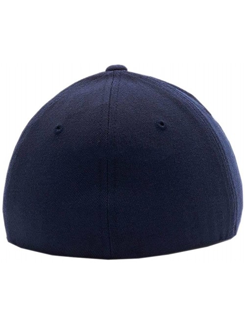 Visors Custom Hat 6277 and 6477 Flexfit caps Embroidered. Place Your Own Logo or Design - Deep Navy - CJ18W0ZHUA9 $44.15