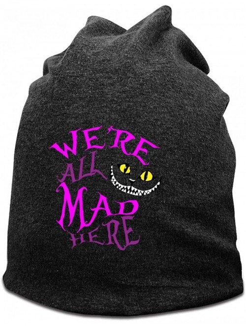 Sun Hats I Run Hoes for Money Women's Beanies Hats Ski Caps - We're All Mad Here /Deep Heather - CJ194R72WOU $22.74