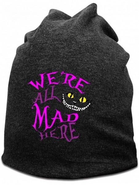 Sun Hats I Run Hoes for Money Women's Beanies Hats Ski Caps - We're All Mad Here /Deep Heather - CJ194R72WOU $22.74