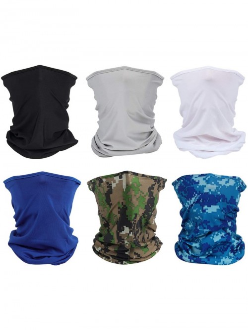 Balaclavas Breathable Face Cover UV Protection Neck Gaiter Face Scarf for Outdoors Activities - Mix 1 - CH199DW3X8A $21.87