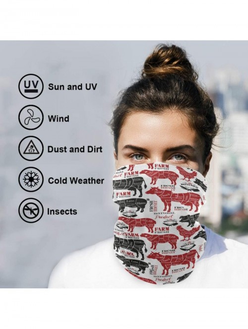 Balaclavas Face Mask Balaclava Half Bandanna - 02meat - CB197SYEGRA $16.76