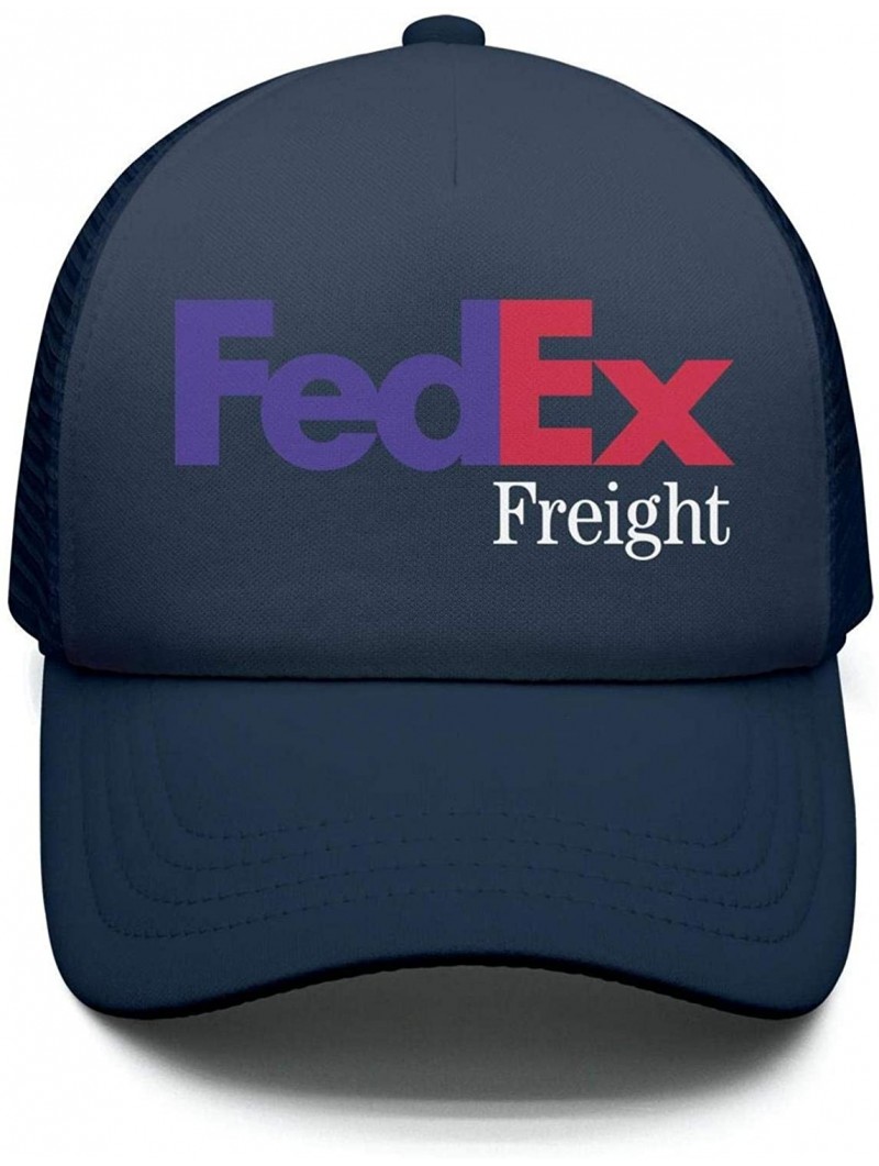 Baseball Caps Mens Casual FedEx-Ground-Express-Violet-Green-Logo-Symbol-Adjustable Fitted Hat - Navy-blue-10 - CL18OQW7CHA $2...