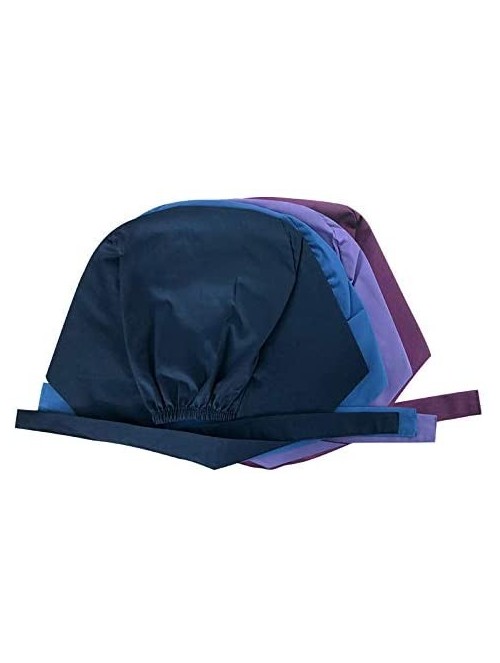 Newsboy Caps Women's Anti Dust Working Cap Adjustable Cotton Cap with Sweatband for Women and Men - Purple - CT18MH3IL5X $16.64