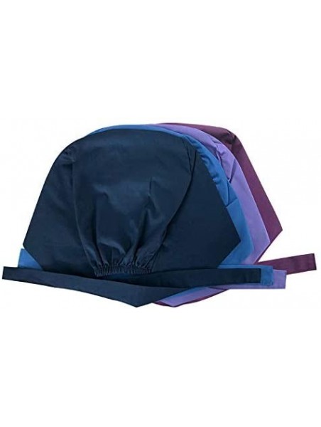 Newsboy Caps Women's Anti Dust Working Cap Adjustable Cotton Cap with Sweatband for Women and Men - Purple - CT18MH3IL5X $16.64