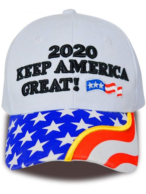 Baseball Caps Make America Great Again Donald Trump USA Cap Adjustable Baseball Hat - White 3 - CV198MAY2AI $16.27