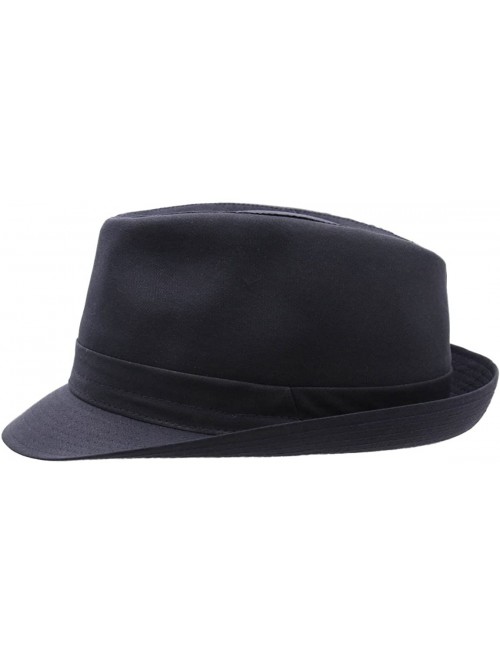 Fedoras Classic Trilby Trilby Hat - Marine - C9110ALKOM9 $50.24