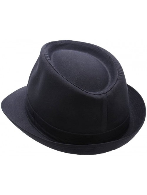 Fedoras Classic Trilby Trilby Hat - Marine - C9110ALKOM9 $50.24