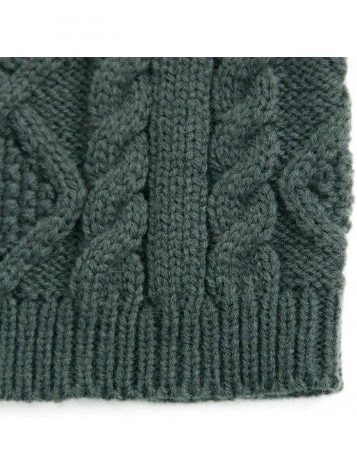 Skullies & Beanies Unisex Adult Winter Warm Slouch Beanie Long Baggy Skull Cap Stretchy Knit Hat Oversized - Grey - C51291EZF...