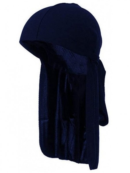 Skullies & Beanies Black Diamond Spandex Durag - Navy - C1185R4HA9H $9.94