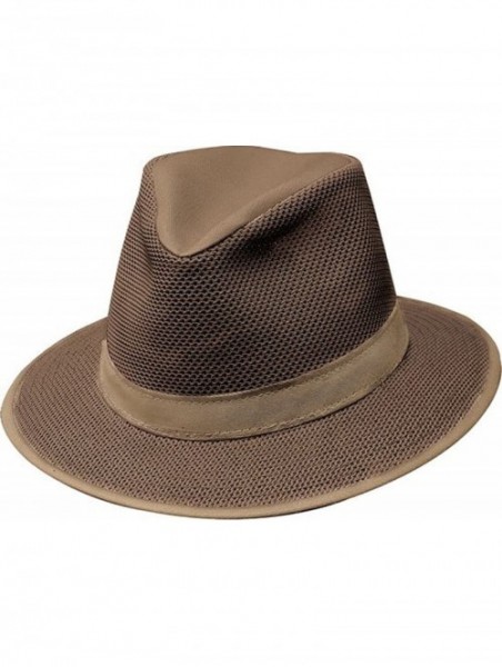 Cowboy Hats Safari Packable Breezer Hat - Brown - CP113EZDVG5 $53.56