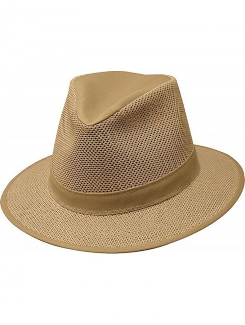 Cowboy Hats Safari Packable Breezer Hat - Brown - CP113EZDVG5 $53.56