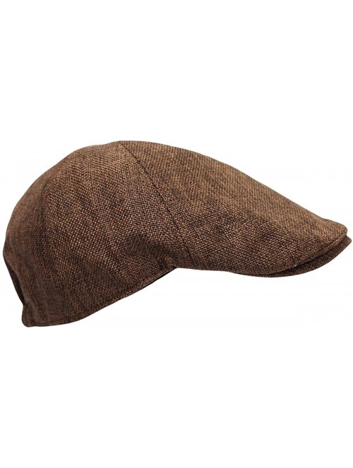 Newsboy Caps Flat Cap Summer Cool Ivy Style Neutral Color Newsboy Hat AM3998 - Easy_brown - CV18W707AK5 $17.98