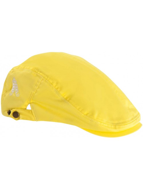Baseball Caps One Colour Bright Funky Solid Colourful Unisex Golf Hats - Yellow - CF18DHCLA5E $34.96
