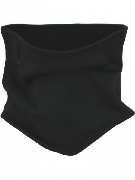 Balaclavas Men's Moisture Wicking Sport Fleece Neck Gaiter - Black - CP12N9OE0S9 $11.06