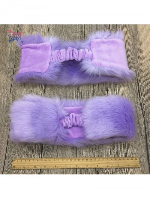 Cold Weather Headbands Faux Fur Headband with Elastic for Women's Winter Earwarmer Earmuff Hat Coldweather Accessories - Lave...