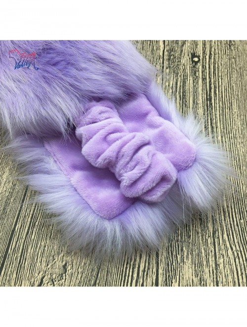 Cold Weather Headbands Faux Fur Headband with Elastic for Women's Winter Earwarmer Earmuff Hat Coldweather Accessories - Lave...