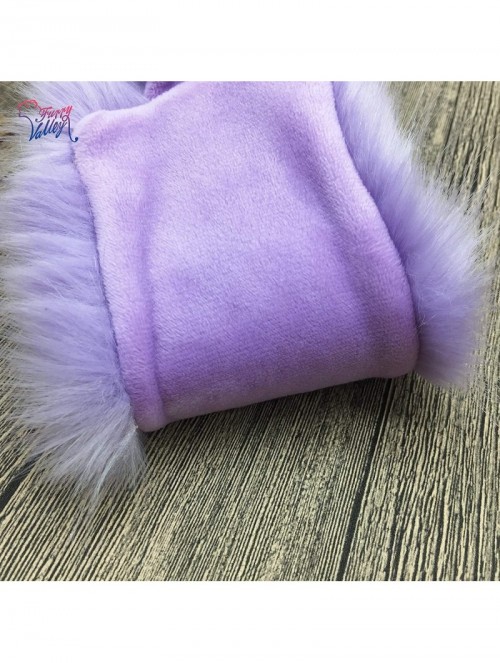 Cold Weather Headbands Faux Fur Headband with Elastic for Women's Winter Earwarmer Earmuff Hat Coldweather Accessories - Lave...