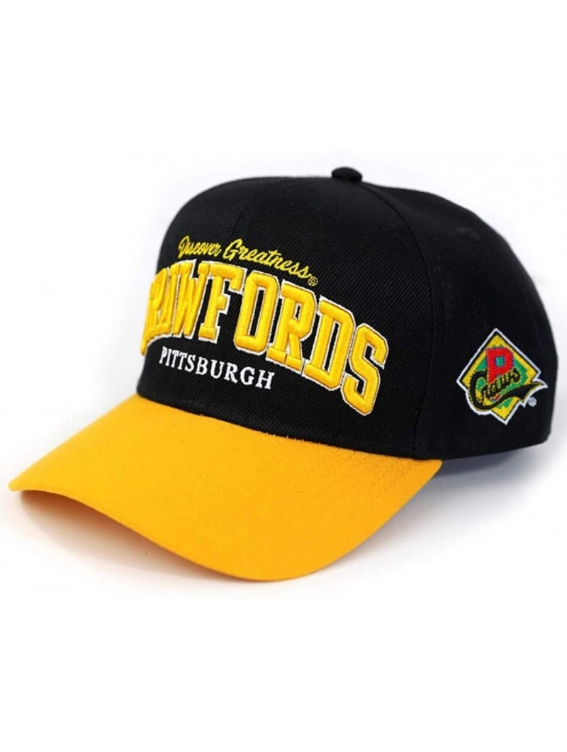 Skullies & Beanies Pittsburgh Crawfords Discover Greatness Adjustable Baseball Cap Black - CC18U25YYO0 $35.56