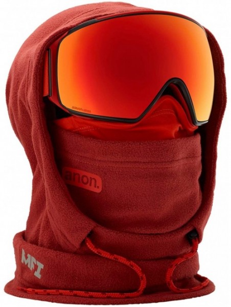 Balaclavas MFI Fleece Helmet Hood Clava - Red - C1183GUHNK4 $59.37