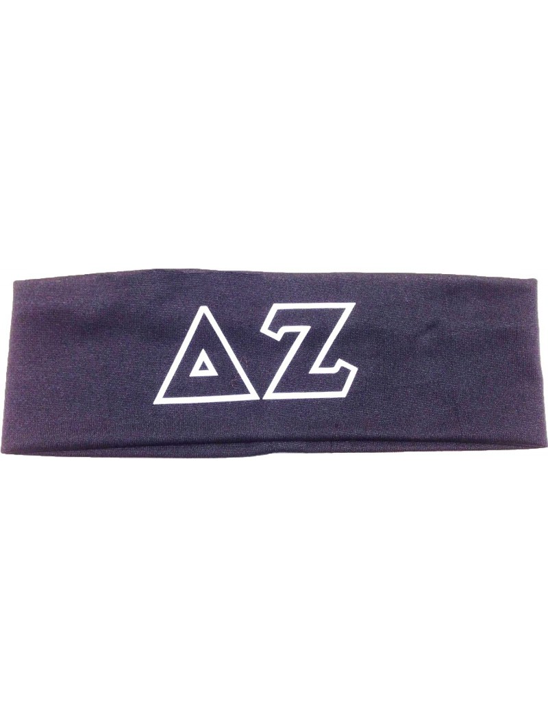 Headbands Delta Zeta Sorority Greek Letters Headband - Grey - C211JX9HJ23 $20.65